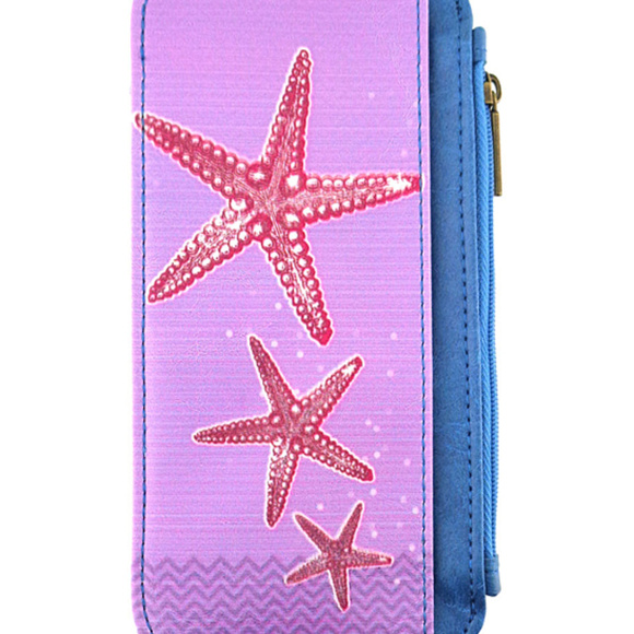 Mlavi Lilac Starfish Cardholder Wallet - Picture 3 of 3